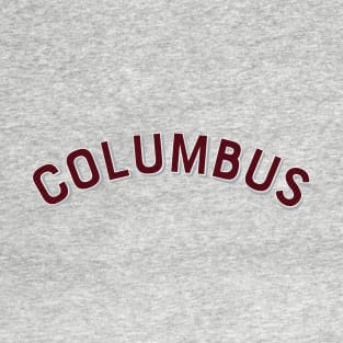 Columbus Ohio Vintage Arch Letters T-Shirt